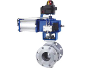 氣動(dòng)O型切斷球閥 氣動(dòng)O型切斷球閥