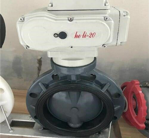 電動PVC蝶閥 電動PVC蝶閥