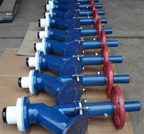 搪瓷下展式放料閥 搪瓷下展式放料閥