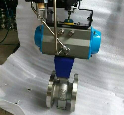 氣動V型夾套保溫球閥 氣動V型夾套保溫球閥