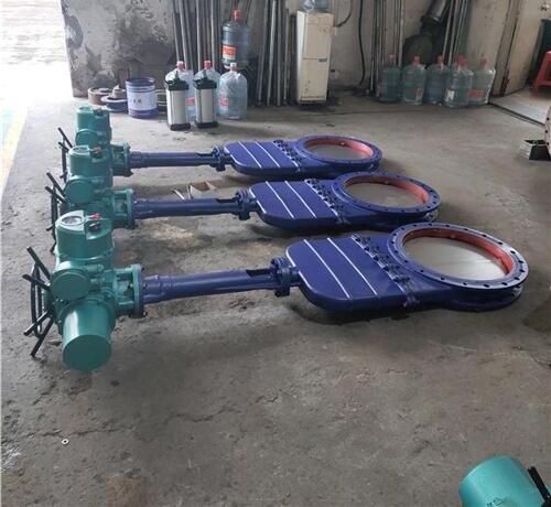 法蘭電動(dòng)陶瓷刀閘閥 法蘭電動(dòng)陶瓷刀閘閥