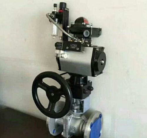 不銹鋼氣動法蘭球閥_氣動球閥 不銹鋼氣動法蘭球閥_氣動球閥